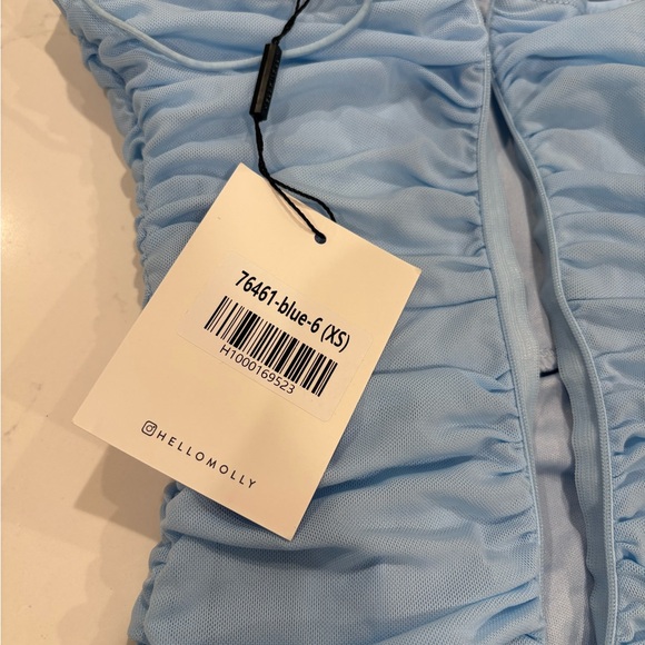 Hello Molly | Dine and Dash Dress | Color: Blue | Size: XS | Brand new w/ tag - Picture 5 of 6